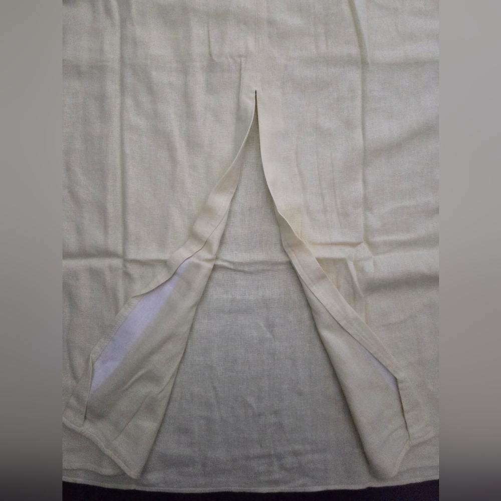 NWT - Banana Republic Linen Blend "Lime Fizz" Spaghetti Strap Midi Dress - Size - Picture 11 of 15